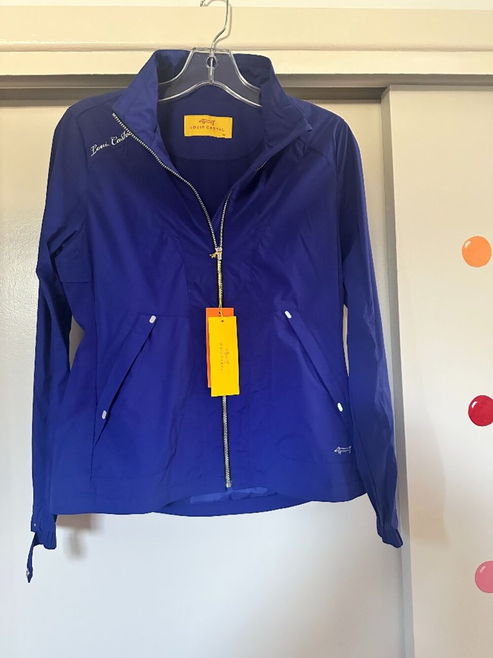 Windbreaker Louis Castel NWT blue xs 90